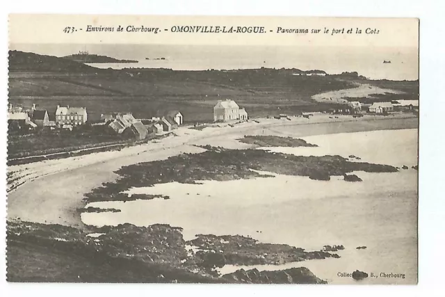 50 Omonville La Rogue Panorama On The Port Et La Coast