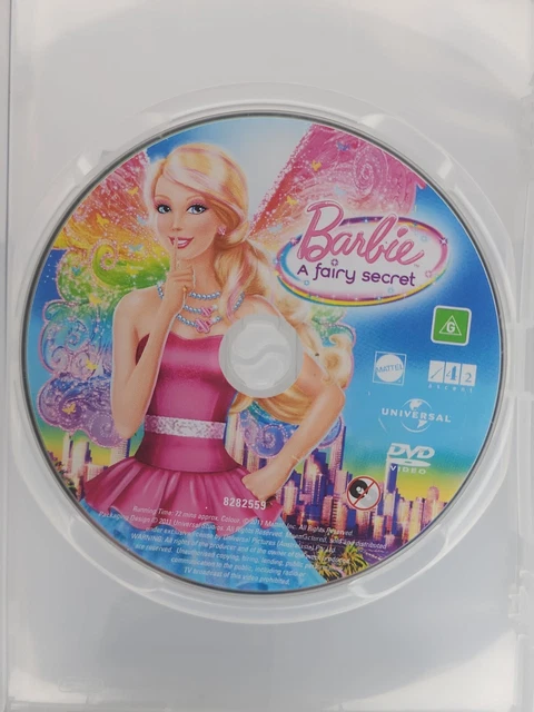 BARBIE A Fairy Secret DVD, 2011 DISC ONLY comes in case but