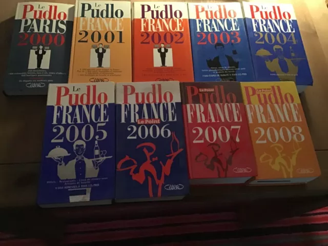 Non  Michelin  Lot  9  Guides  Pudlo  Annees  2000