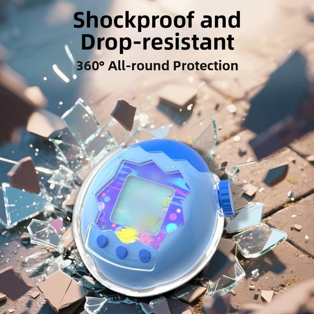Kit De Protection Tamagotci Paradise – Coque Polycarbonate + Couvercle Animé + Cordon Réglable + Outil De Levier
