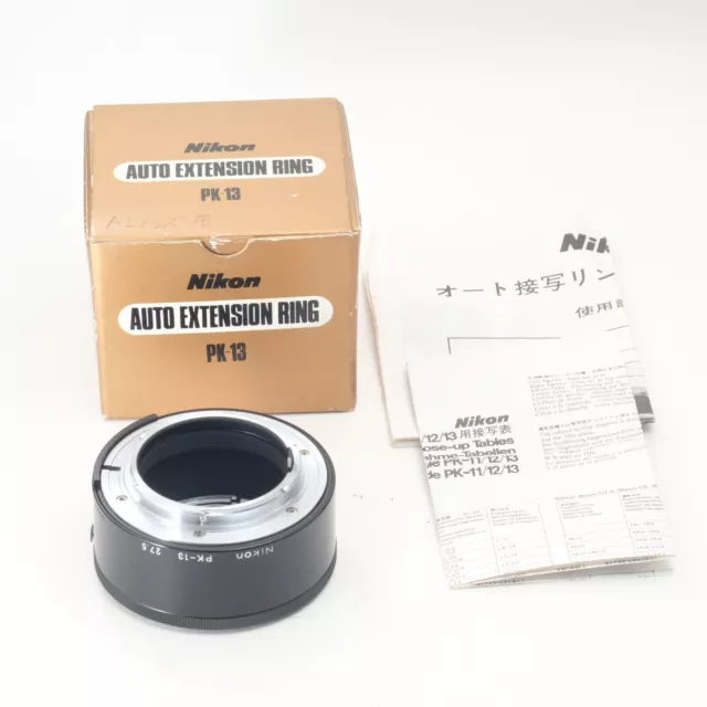 Anillo de extensión automática Nikon AI PK-13 (27,5) "Mint in Box" para... 2