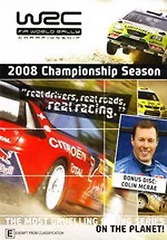 Wrc Fia 2008 World Rally Championship Dvd + Colin Mcrae Dvd Brand New Sealed Set