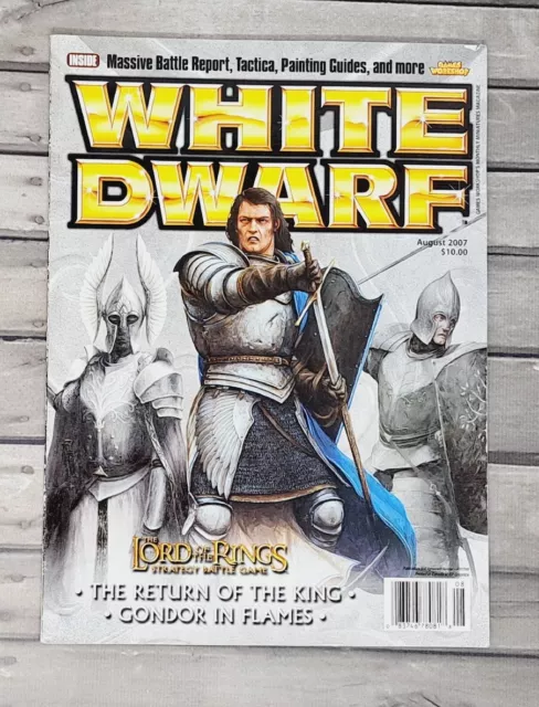 White Dwarf August 2007 Games Workshop Warhammer 40K LOTR Lord of the Rings