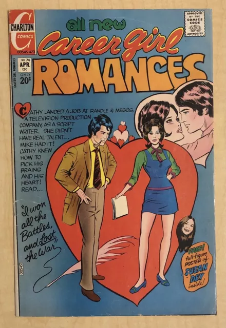 Career Girl Romances #74 VG/F 5.0 Charlton Comics Romance 1973