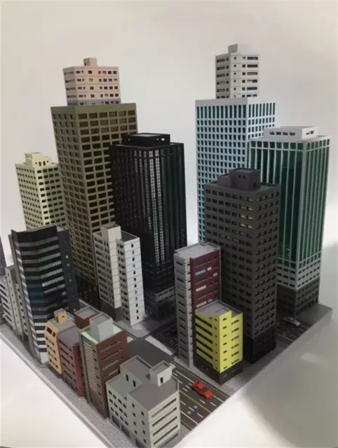 1:300 Scale High Rise Architecture Skyscraper Office Building City Model Scene