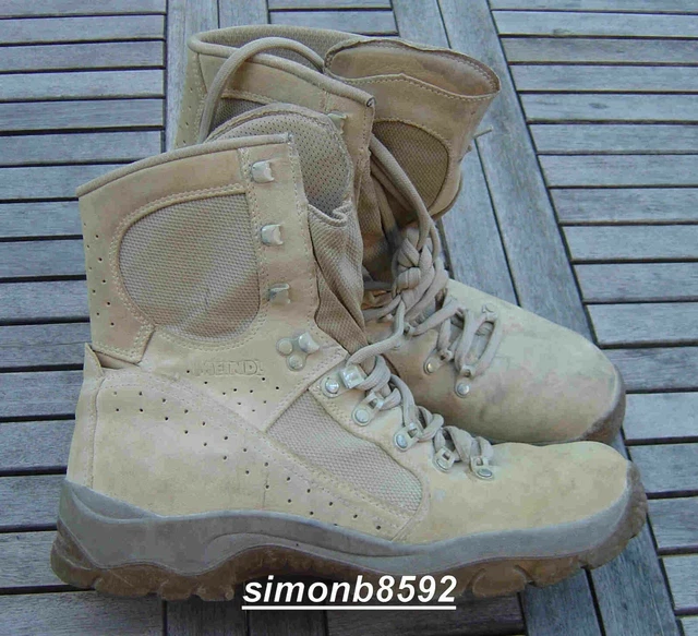 UK BRITISH ARMY Surplus Meindl Desert Fox Combat Stivali, Marrone - Foto 3