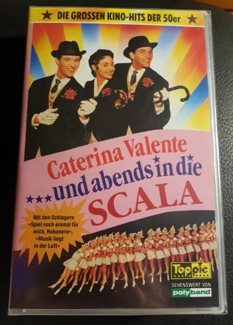 Caterina Valente in "und abends in die Scala", Gerhard Riedmann u.a. VHS NEU OVP
