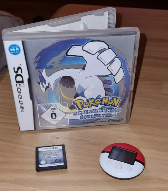 Pokemon Silberne Edition SoulSilver Nintendo DS mit Pokewalker *NEUWERTIG*