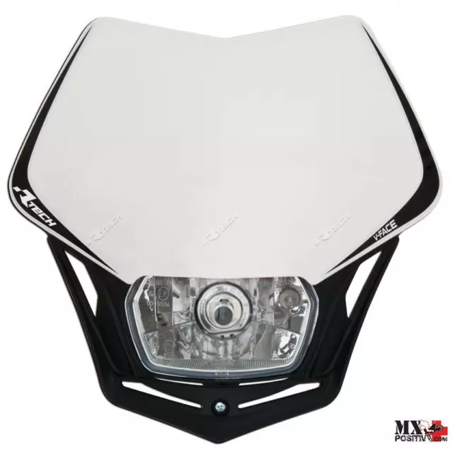 Porta Faro V-Face Husqvarna Wr 125 2006-2008 Racetech R-Maskbnnr008   Bianco