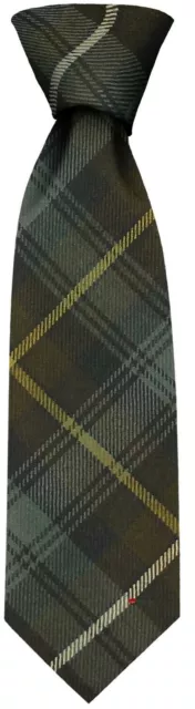 Clan Tie Campbell of Argyll Weathered Tartan Pure Wool Scottish Handmade Necktie