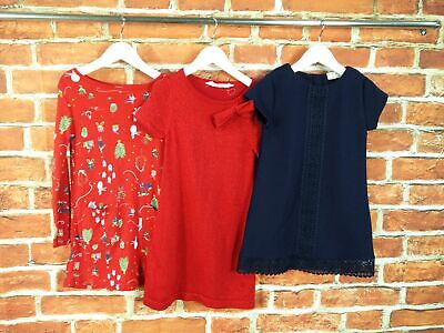 Girls Bundle Age 4-5 Years Next H&M Dress Set Christmas Sparkle Knit Kids 110Cm