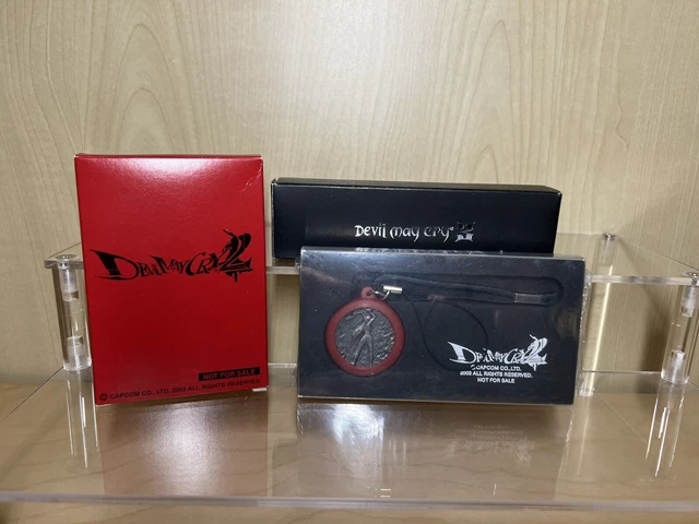 Devil May Cry 2 3 Promo Lot Strap Charm Capcom Rare PS2 PlayStation 2 Rare