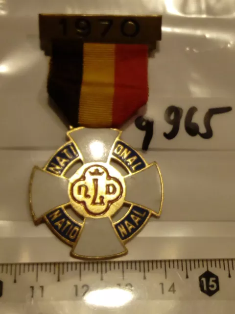 Orden Belgien Kreuz NLD Nationalbund 1970 1 Stück (q965)