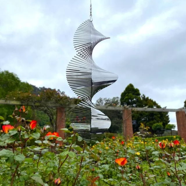 filatore di vento Decorazione da appendere Campanelli eolici Ciondolo a spirale