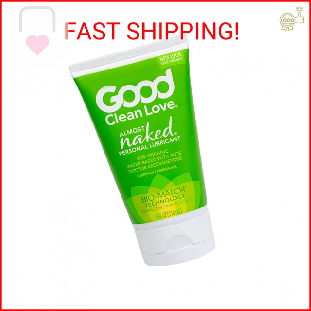 ORGANIC WATERBASED LUBE with Aloe Vera, Safe for Toys & Condoms