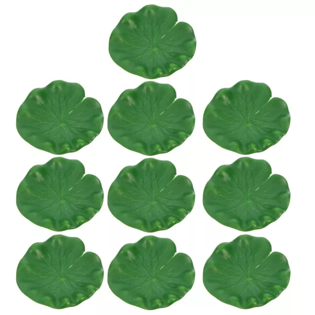 10Pcs floating lotus leaves Water Lily Leaves pond leaves for ponds Fish Tank