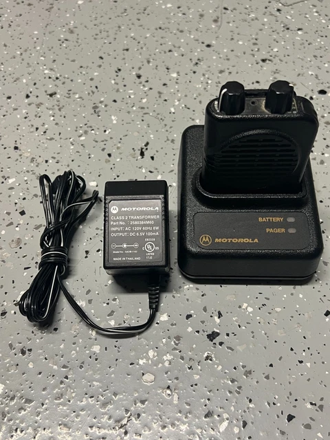 Motorola Minitor IV A01KUS7239AC VHF Low-Band Pager w/ Charger - PARTS / REPAIR