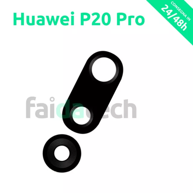 Vetrino Vetro Lente Camera Fotocamera Posteriore Per Huawei P20 Pro Ct-L09 L04