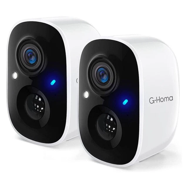 Aussenbereich drahtlose intelligente Überwachungskamera Wi-Fi, 1080P HD, G-Homa x 2 Kamera Paare