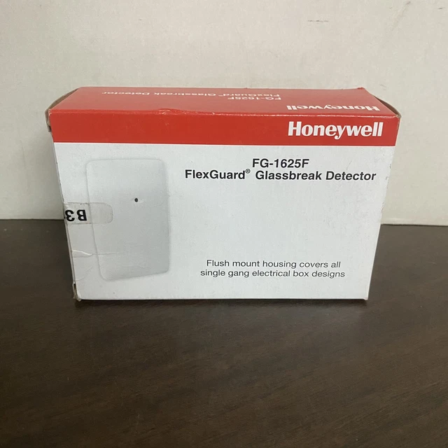 Detector rompevidrios Honeywell Intellisense FG-1625F Flex Guard montaje al ras