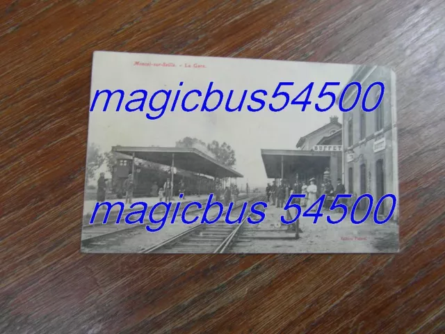 CPA POSTCARD Postcard: 54 MONCEL SUR ROPE Quai de la Gare circa 1905