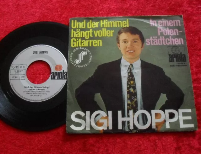 Single 7" Sigi Hoppe - Und der Himmel hängt voller Gitarren TOP ZUSTAND!