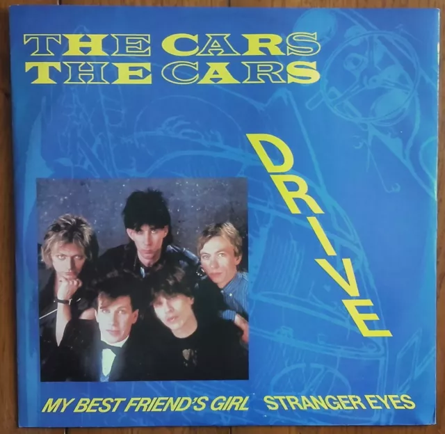 DISQUE VINYLE MAXI 45t THE CARS «Drive» POP ROCK U.K 1984
