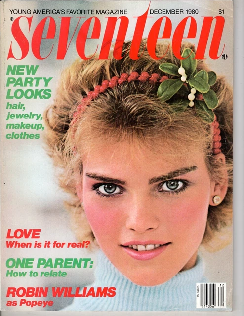 SEVENTEEN MAGAZINE DECEMBER 1980 Robin Williams $48.91 - PicClick AU