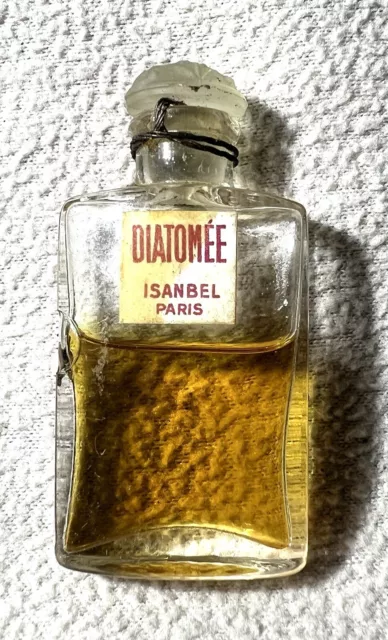 Isanbel Perfume Bottle Flacon De Parfum Parfumeur Diatomé Miniature Ancien Paris 2