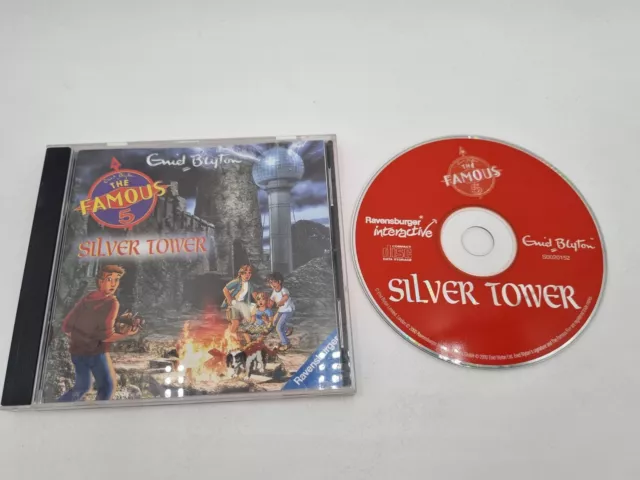 The Famous 5 Silver Tower PC CD Adventure Game Ravensburger Vintage Windows 98