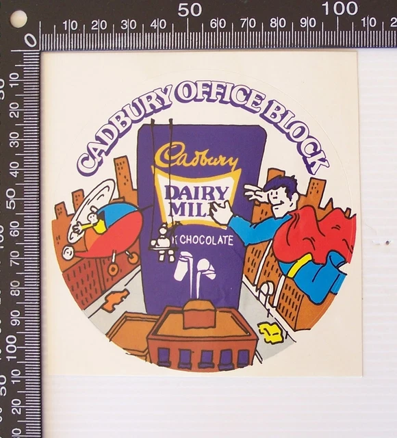 VINTAGE CADBURY DAIRY Milk Chocolate Block Souvenir Milk Bar Promo