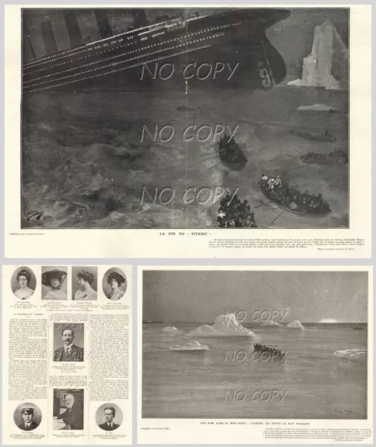 Article Presse/Article Presse  20 Avril 1912 : Le NAUFRAGE du TITANIC  4pages