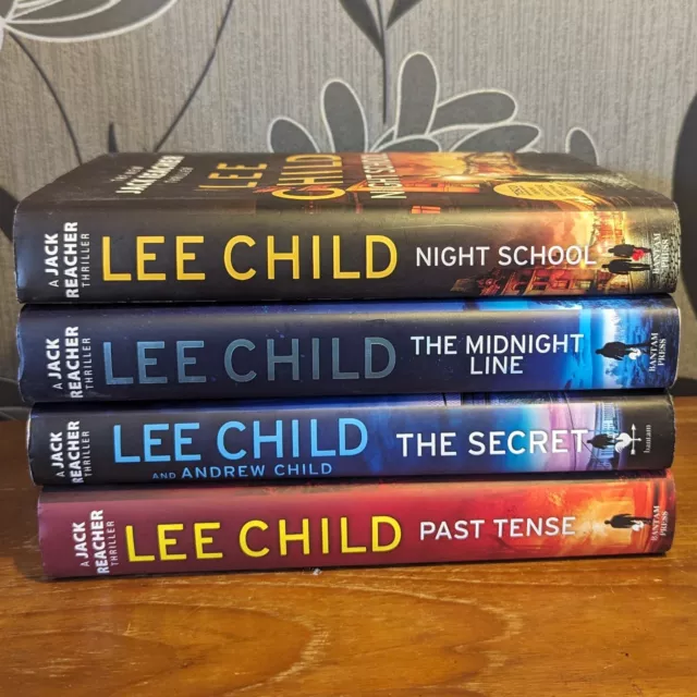 Lee Child Jack Reacher Hardback Book Bundle x4 Job Lot Books Thriller