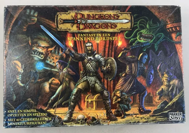 Dungeons & Dragons Brettspiel Parker Fantasy Abenteuer Komplett Niederländisch