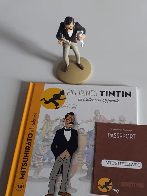 Figurine Tintin Collection Officielle N°14 - Mitsuhirato à La Colombe, Résine, Neuve, Hergé