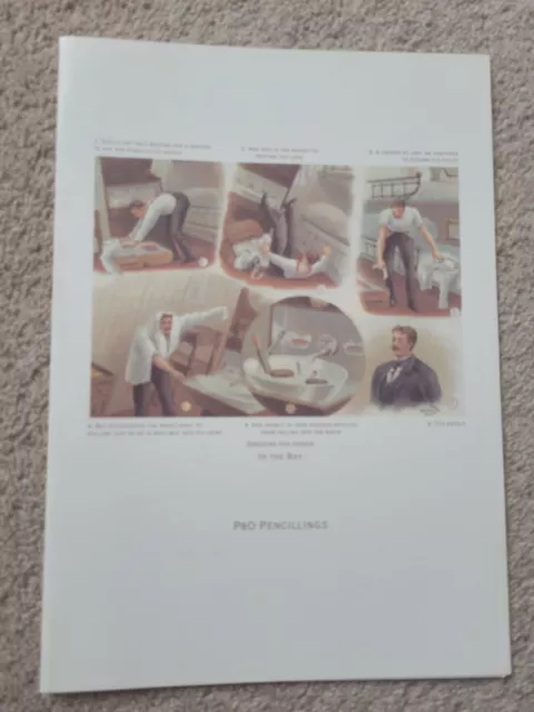 Vintage Canberra Cruise Luncheon Menu-P&0 Pencillings - Wednesday 4Th Sept 1996