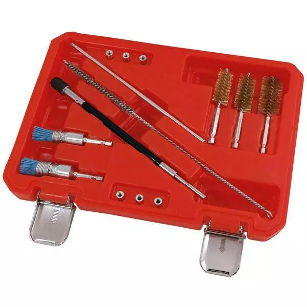 Universal Injector Seat Cleaning Set Brush & Injectors (Genuine Neilsen CT4528)