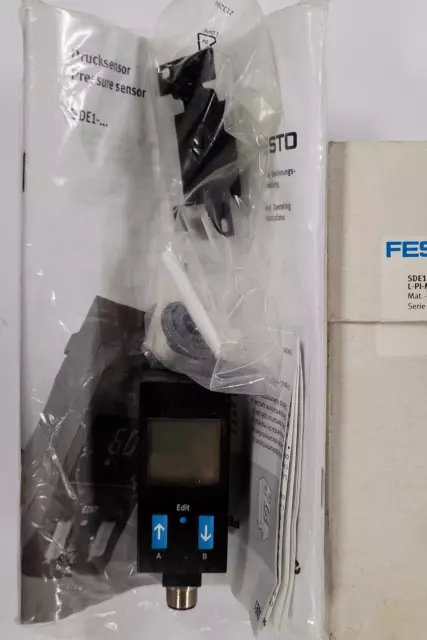 Festo SDE1 D2 G2 H18 L P1 M8 G5 192766 Sensore Pressione - Nuovo / Ovp -