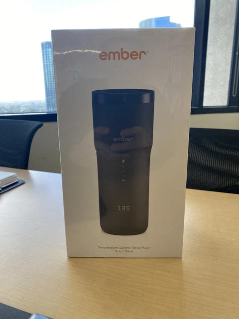 *New In Sealed Box* Ember Temperature Control 12oz Black Travel Mug 2 TM191200US
