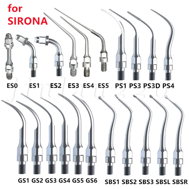 Sirosonic Tips DENTAL ULTRASONIC PIEZO Scaler Tip Scaling Endodontics Tips For SIRONA ...