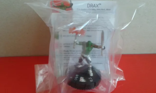 HC Heroclix Drax Guardiani della Galassia Marvel M16-009 op kit PROMO Arthur Dou