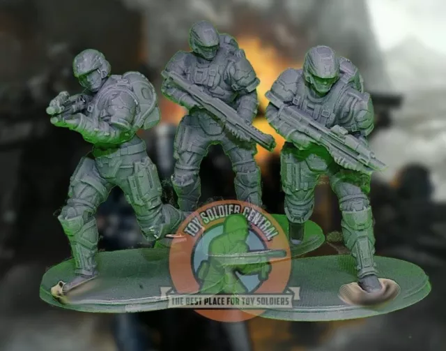 Halo Toy Soldiers - Reach Marine Squad - Warhammer / Astra Militarum 30mm Scale
