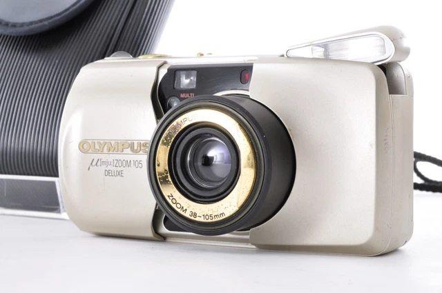 Olympus mju ZOOM 105 deluxe 35mm Point&Shoot Film Camera [Near Mint-] From Japan