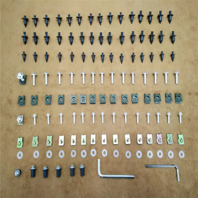 Fairing Body Bolts Kit Clips Screws For Honda CBR125R CBR250R CBR300R CBR500R