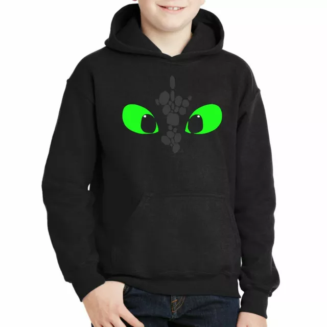 HOW TO TRAIN YOUR DRAGON inspired TOOTHLESS EYES HOODIE