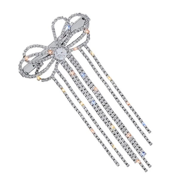 Fata fermacapelli arco grande clip bordo nappa fermagli per capelli donna