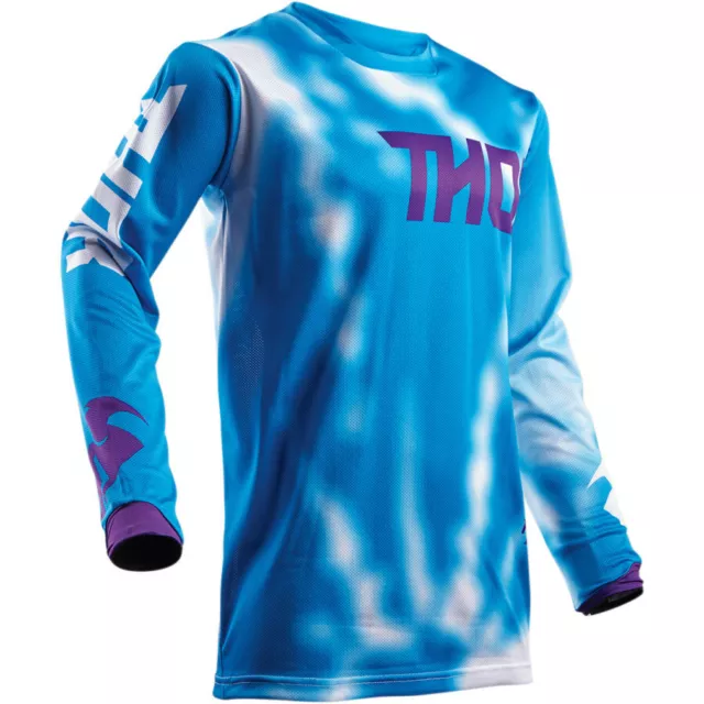 Thor 2018 Pulse Air Radiate Blue Kids Jersey Thor