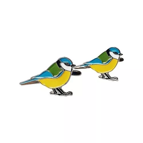 Blue Tit Garden Bird novelty Cufflinks. Mens Birthday Christmas Gift  135