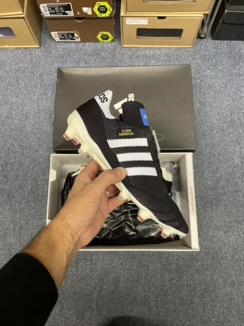 ADIDAS COPA 70Y FG Core Black White Red UK 7.5 US 8 EU 41 1 3