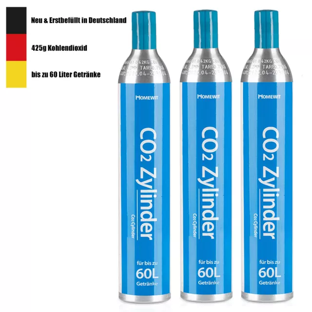 CO2 Zylinder Soda Wassersprudler Reservezylinder Kartusche für Soda-Stream 60L